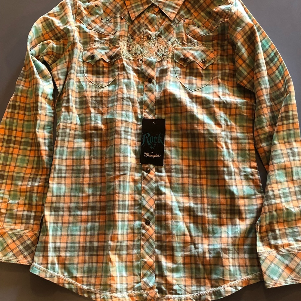 Rock 47 Wrangler Button Blouse
